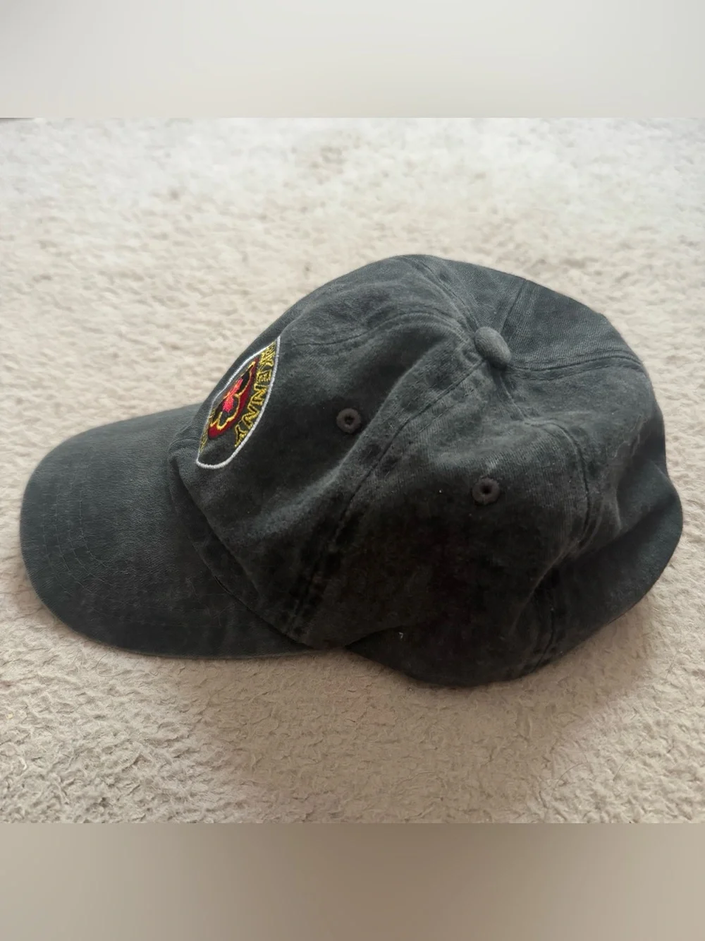 Letterkenny Irish Hockey Baseball Cap Hat Vintage Black Mens Embroidered Retro -